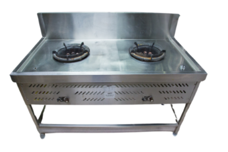 MODULUKS 2 Burner Gas Wok Floor Standing