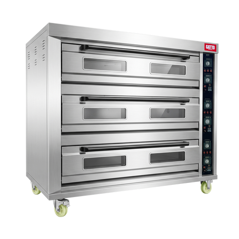 GATTO 3 Deck 9 Tray Electric Oven - Cater-Care