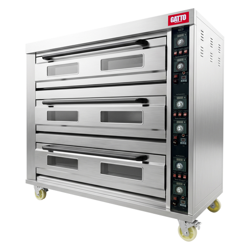 GATTO 3 Deck 9 Tray Electric Oven - Cater-Care