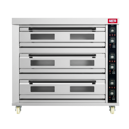 GATTO 3 Deck 9 Tray Electric Oven - Cater-Care