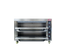 GATTO 2 Deck 6 Tray Electric Pizza Oven w/ Ceramic Floors - Cater-Care
