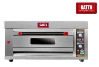 GATTO 1 Deck 2 Tray Gas Oven