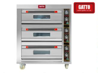 GATTO 3 Deck 6 Tray Gas Oven