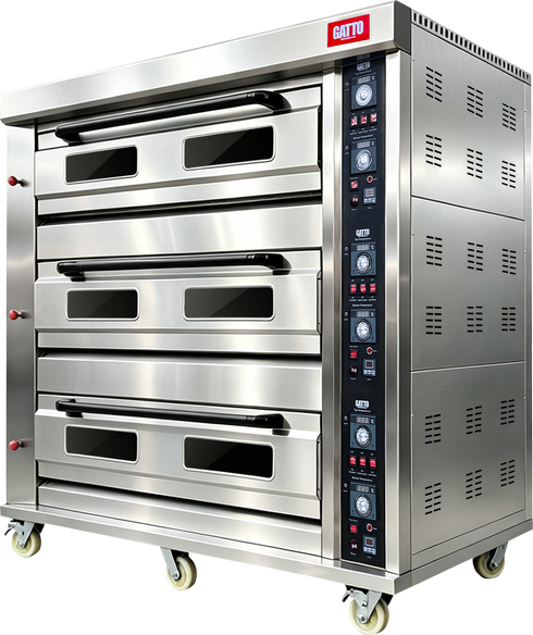 GATTO 3 Deck 9 Pan Deck Oven Gas