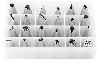 Catercare Decorating Nozzle Set - 24 Piece - Cater-Care