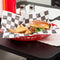 Catercare Plastic Fast Food Basket- Red- 240 x 130 x 50mm- Pack of 48