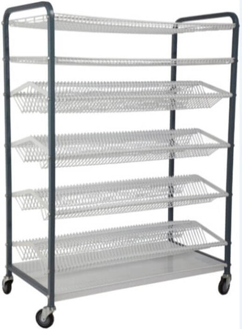 CROCKERY RACK 600 PIECE MOBILE 212 LARGE PLATES+212 SMALL PLATES 2 CUP RACK - cater-care