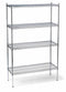4 TIER CHROME 1200 X 450 SHELVING - cater-care