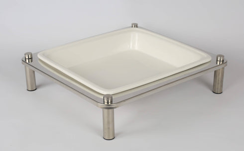 BUFFET STAND S/STEEL WITH CUT OUT 2/3 - Cater-Care