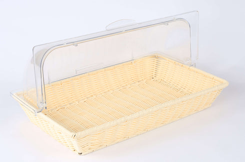 BREAD BASKET RECTANGULAR WITH DOME - Cater-Care
