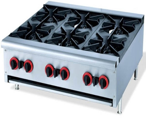 BOILING TABLE 6 BURNER FLOOR MODEL - cater-care