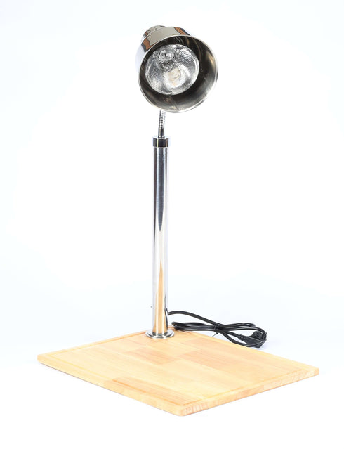 DISPLAY CARVERY LIGHT ON WOODEN BASE - Cater-Care