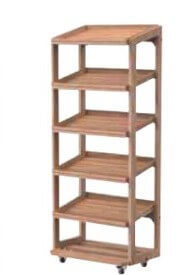 MOBILE WOODEN WINE PRODUCE RACK - Cater-Care