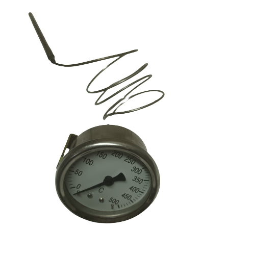 Black Pizza Oven Temperature Gauge