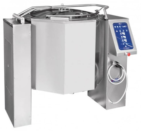 BOILING TILTING PAN 350 LITERS, ELECTRIC INDIRECT FULLY AUTOMATED WITH MIXER - cater-care
