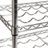 GATTO 4-Tier Chrome Wine Rack - 36 Bottle