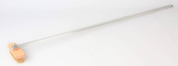 GRILL BRUSH COPPER WITH S/STEEL HANDLE 1200MM - Cater-Care
