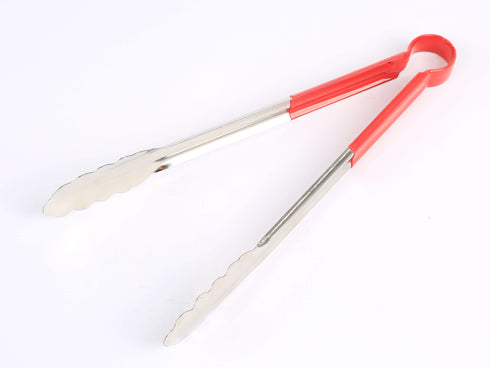 TONG UTILITY - PLASTIC HANDLE- RED - cater-care