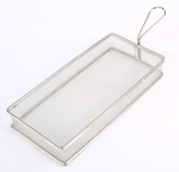 BASKET RECTANGULAR S/STEEL - 210 x 115 x 55MM - Cater-Care