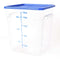 STORAGE CONTAINER CLEAR SQUARE 280 x 280 x 320mm 18QT - Cater-Care