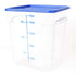 STORAGE CONTAINER CLEAR SQUARE   280 x 280 x 320mm 18QT - Cater-Care