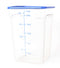 STORAGE CONTAINER CLEAR SQUARE 280 x 280 x 400MM 22QT - Cater-Care