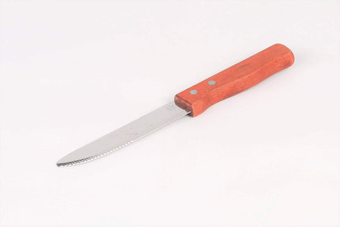 STEAK KNIFE WOODEN HANDLE 127MM - Cater-Care