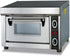 SINGLE DECK 1 TRAY PIZZA OVEN WITH CERAMIC FLOORS- EXCLUDES TRAYS - cater-care