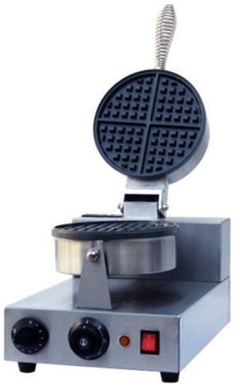 SINGLE WAFFLE BAKER - ROUND - cater-care