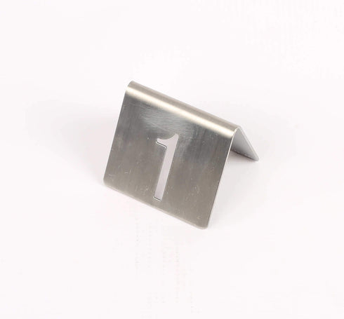 TABLE NUMBER STAND 1 12 S/STEEL - Cater-Care
