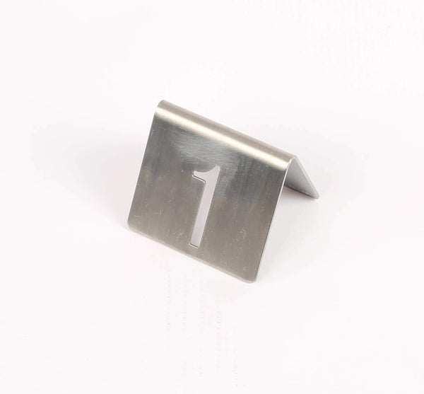 TABLE NUMBER STAND 1 12 S/STEEL - Cater-Care