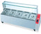 TABLE MODEL BAIN MARIE C/W SNEEZEGUARD - INCLUDES 5 X 1/2INSERTS+LIDS - cater-care