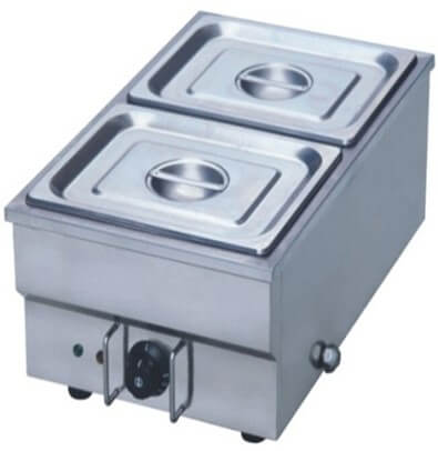 TABLE MODEL BAIN MARIE - INCLUDES INSERTS + LIDS - SINGLE 2 X 1/2 - cater-care