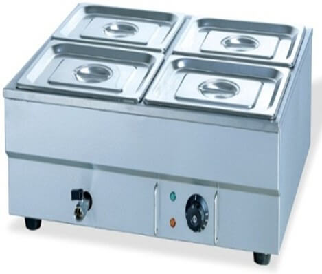 TABLE MODEL BAIN MARIE - INCLUDES 4 INSERTS+LIDS -4 X 1/2 - cater-care