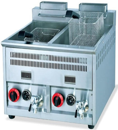 FRYER TABLE TOP 2X 5.5LT GAS - cater-care
