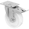 Break Swivel castor for Chrome and Epoxy shelving - cater-care