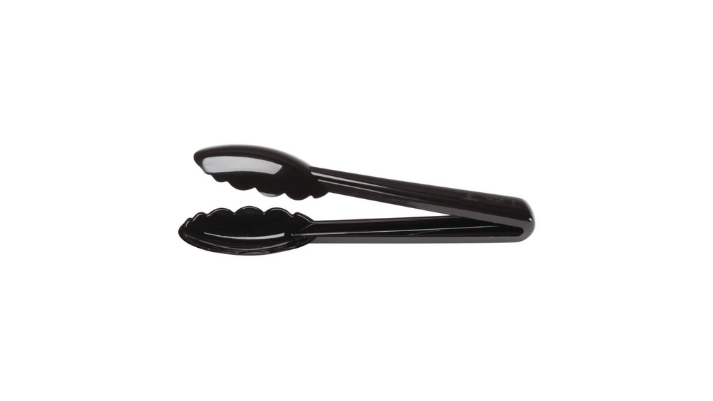 Catercare Plastic Utility Tong- Black- 230mm
