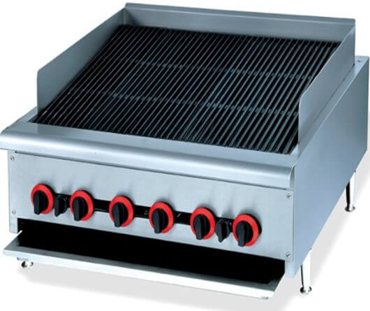 CHAR BROILER 900MM  GAS - HEAVY DUTY FLOOR STANDING - cater-care