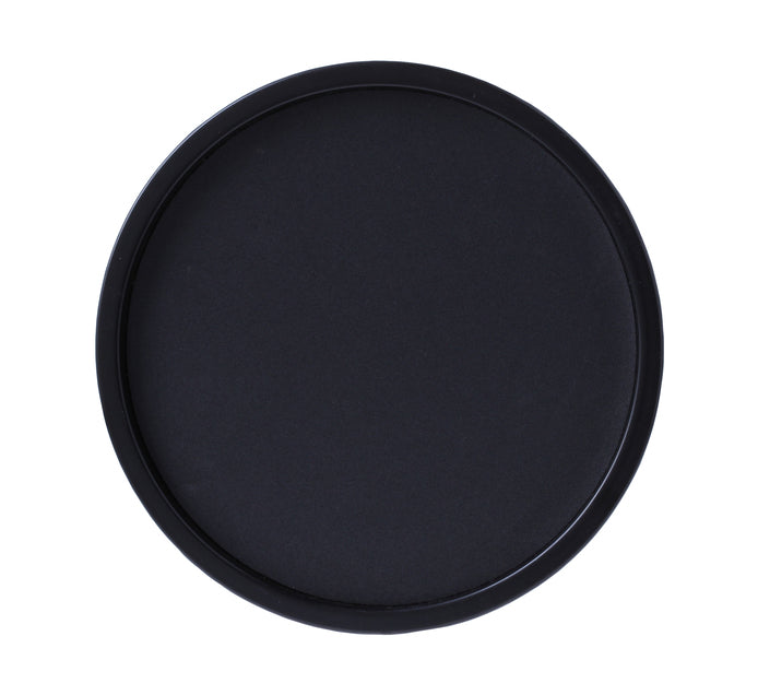 TRAY ROUND PLASTIC – BLACK - Cater-Care