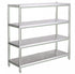 4 TIER S/STEEL SHELVING UNIT - cater-care