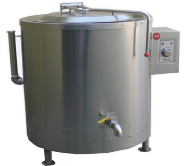 OIL JACKETED BOILING POT - 225LT - GAS (OIL SOLD SEP) - cater-care
