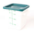 STORAGE CONTAINER WHITE SQUARE   180 x 180 x 180MM 4QT - Cater-Care