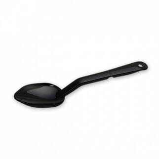 PLASTIC BASTING SPOON SOLID- BLACK- 280MM - cater-care